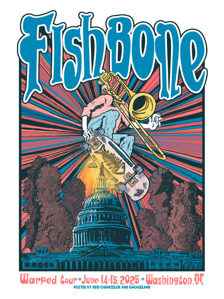 FISHBONE - WARPED TOUR DC (SIGNED BY BAND)