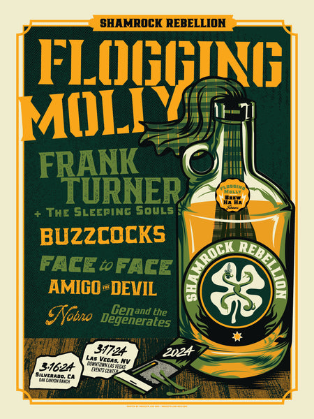 FLOGGING MOLLY - SHAMROCK REBELLION 2024