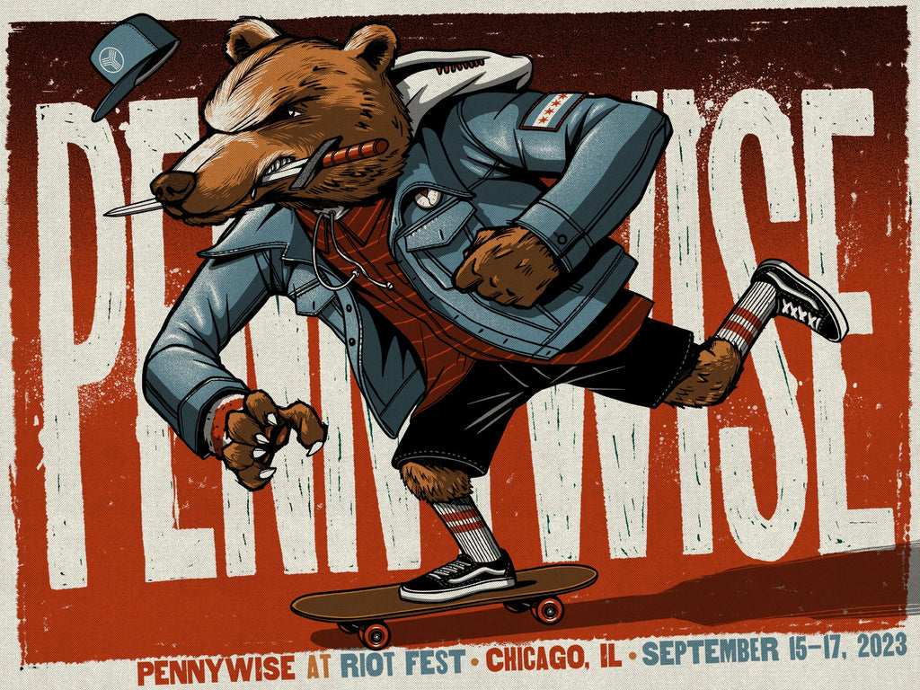 PENNYWISE - RIOT FEST 2023 (AUTOGRAPHED)