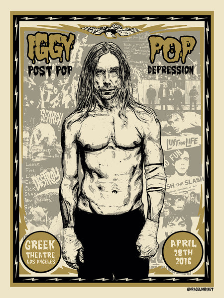 IGGY POP - POST POP DEPRESSION - GREEK THEATRE 2016