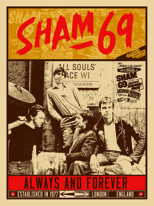 SHAM 69 - IKONS (AUTOGRAPHED BY BAND)