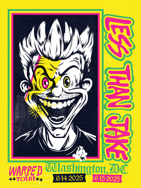 LESS THAN JAKE - WARPED TOUR DC (SIGNED BY BAND)