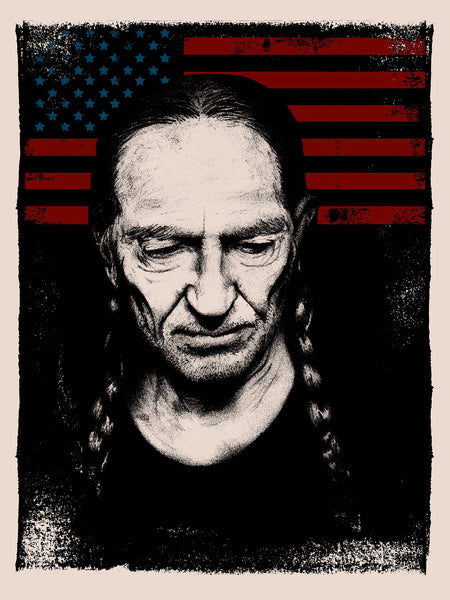 WILLIE NELSON - AMERICAN 2019 (TRANSPARENCY PRINT)