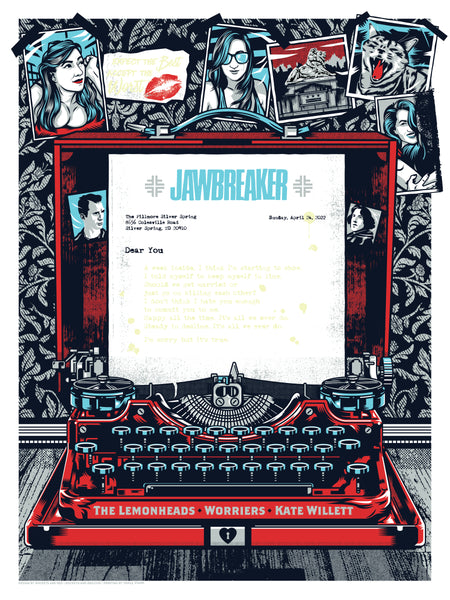 JAWBREAKER - SILVER SPRING - DEAR YOU POSTER