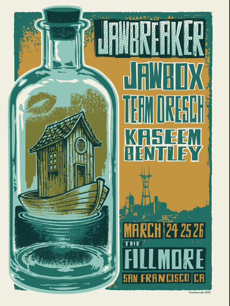 JAWBREAKER - SAN FRANCISCO - DEAR YOU POSTER