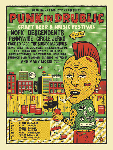 PUNK IN DRUBLIC - SUMMER 2022 POSTER