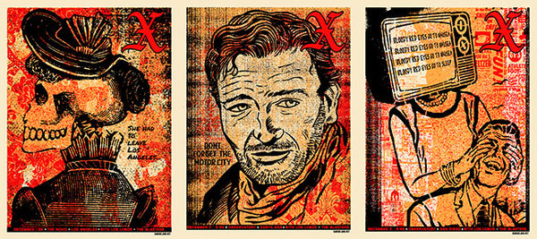 X - California Poster Set