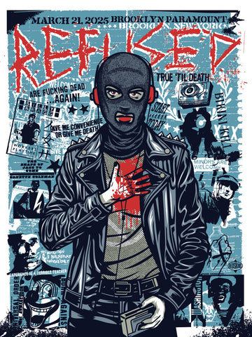 REFUSED - NEW YORK – Garageland Print