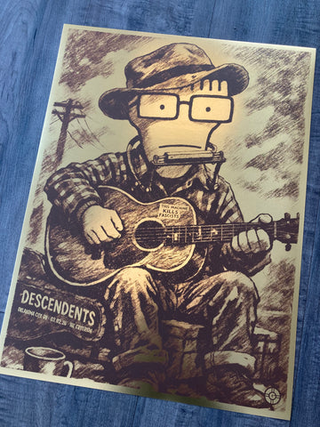 DESCENDENTS - OKC 2026 (FOIL GOLD EDITION) – Garageland Print