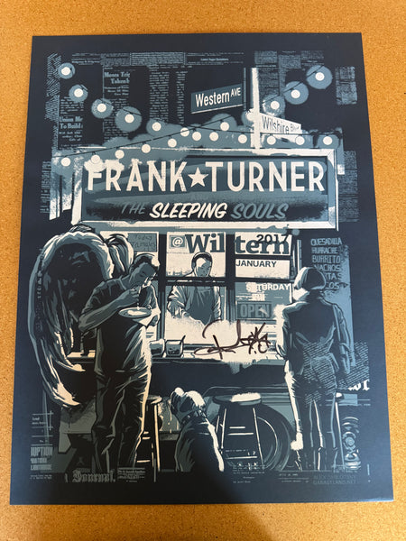 FRANK TURNER - THE WILTERN (SIGNED BY BAND)