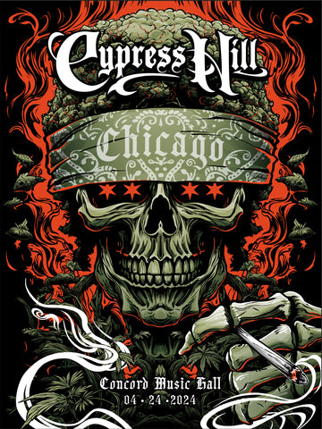 CYPRESS HILL - CHICAGO – Garageland Print