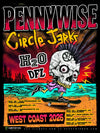 PENNYWISE - CALIFORNIA TOUR POSTER