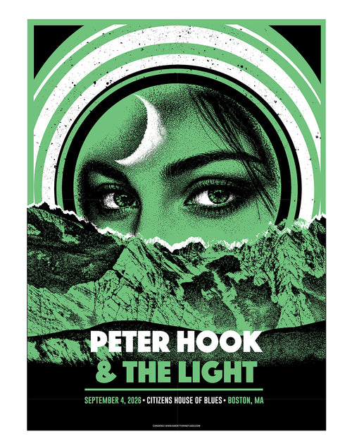 PETER HOOK - BOSTON (SIGNED BY PETER HOOK)
