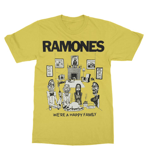 RAMONES - HAPPY FAMILY TEE – Garageland Print
