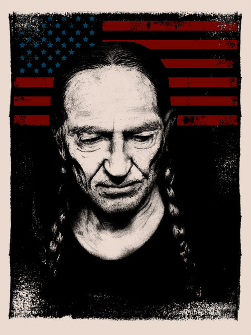 WILLIE NELSON - AMERICAN 2019 (TRANSPARENCY PRINT)