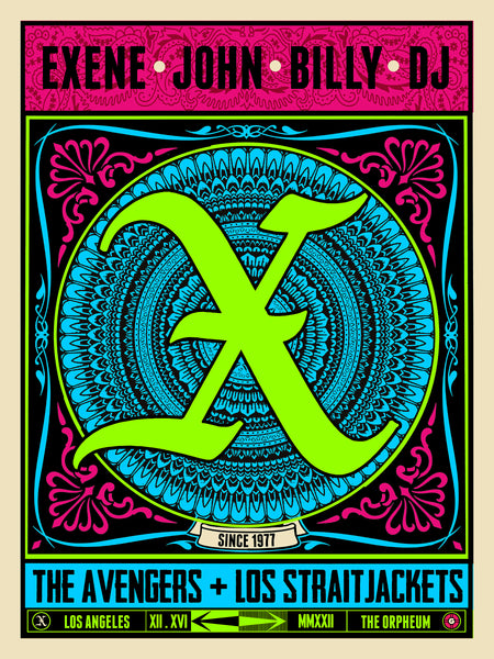 X - California Poster Set