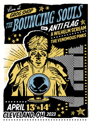 BOUNCING SOULS - CLEVELAND POSTER – Garageland Print BOUNCING SOULS - CLEVELAND POSTER – Garageland Print