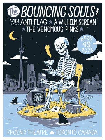 BOUNCING SOULS - TORONTO POSTER – Garageland Print