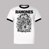 RAMONES - ROCK N ROLL HIGH SCHOOL RINGER TEE