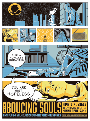 BOUNCING SOULS - MINNEAPOLIS POSTER – Garageland Print BOUNCING SOULS - MINNEAPOLIS POSTER – Garageland Print