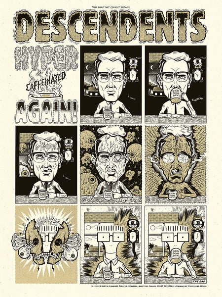 DESCENDENTS / ALL - THE FEST 2023 POSTERS (UNCUT 24 X 36 EDITION)