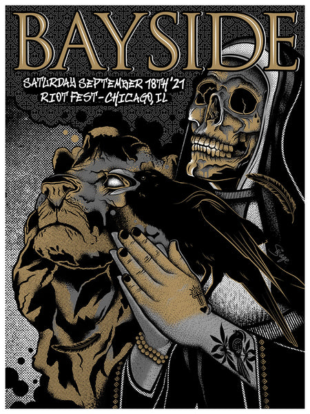 BAYSIDE RIOT FEST 2021 POSTER